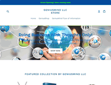 Tablet Screenshot of geniusmindllc.com